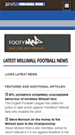 Mobile Screenshot of millwall-mad.co.uk